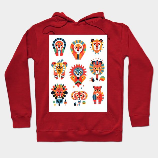 Majestic Leo Zodiac Design Hoodie by saveasART